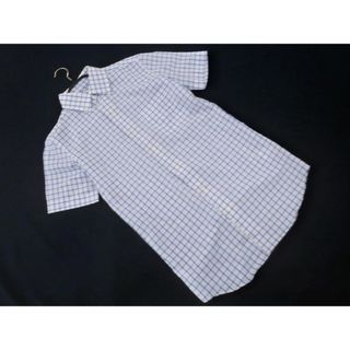 ユナイテッドアローズ(UNITED ARROWS)のgreen label relaxing グリーンレーベルリラクシング ユナイテッドアローズ チェック ボタンダウン シャツ sizeS/白ｘ青 ■◆ メンズ(シャツ)