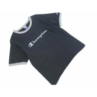 チャンピオン(Champion)のChampion チャンピオン ロゴ Tシャツ sizeL/黒 ■◆ メンズ(Tシャツ/カットソー(半袖/袖なし))