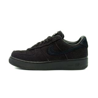 ナイキ(NIKE)のナイキ NIKE × ステューシー STUSSY ■ 【 AIR FORCE 1 LOW Triple Black CZ9084 001 】 エア フォース 1 ロー トリプル ブラック スニーカー w19220(スニーカー)