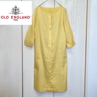 OLD ENGLAND - 【美品】 OLD ENGLAND リネン ワンピース