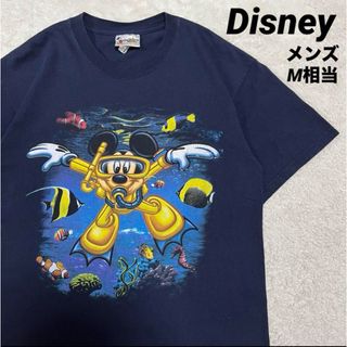 Disney - US古着 Disney ディズニー ミッキー Tシャツ メンズ M相当