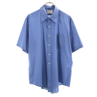 アロー(ARROW)のアロー 70s ヴィンテージ 半袖 シャツ 17 ブルー系 ARROW メンズ(シャツ)