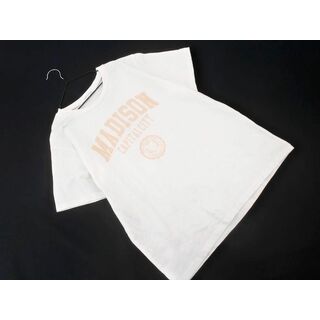 Lugnoncure ルノンキュール プリント Tシャツ sizeF/白 ■◆ レディース(Tシャツ(半袖/袖なし))