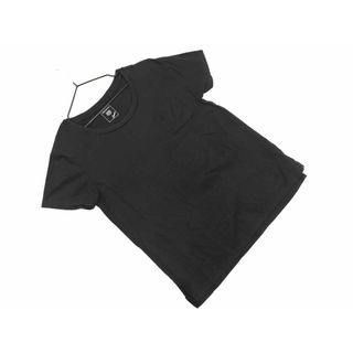 オペーク(OPAQUE)のOPAQUE オペーク 胸ポケット Tシャツ sizeM/黒 ■◆ レディース(Tシャツ(半袖/袖なし))