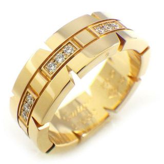 カルティエ(Cartier)のカルティエ Cartier リング タンクフランセーズ ダイヤモンド K18YG 10号 / #50 【中古】(リング(指輪))