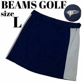 ビームスゴルフ(BEAMSGOLF)の【GOLFウェア】BEAMS ビームス ゴルフ ストレッチスカート ロゴ刺繍 L(ウエア)