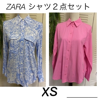 ザラ(ZARA)のZARA シャツ2枚セット　(シャツ/ブラウス(半袖/袖なし))