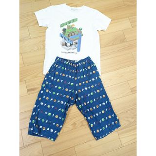 UNIQLO - UNIQLO ユニクロ マイクラ  ステテコ 半袖Tシャツ  150