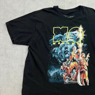 ヴィンテージ(VINTAGE)のX-O Manowar　スーパーヒーロー　半袖Tシャツ　古着　ブラック　XL(Tシャツ/カットソー(半袖/袖なし))