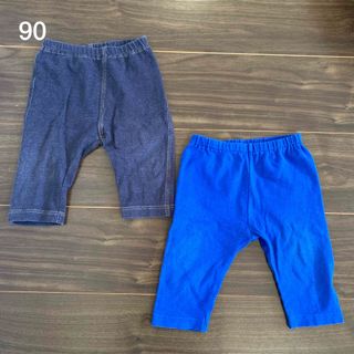 ユニクロ(UNIQLO)のUNIQLO  レギンス　90  2枚セット(パンツ/スパッツ)