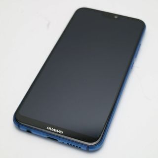 ファーウェイ(HUAWEI)の超美品 SIMフリー HUAWEI P20 lite ブルー 白ロム M111(スマートフォン本体)