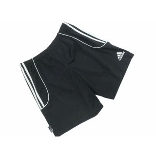 アディダス(adidas)のadidas アディダス トレーニングウェア 3ストライプ ショート パンツ sizeM/黒 ■◆ レディース(ショートパンツ)