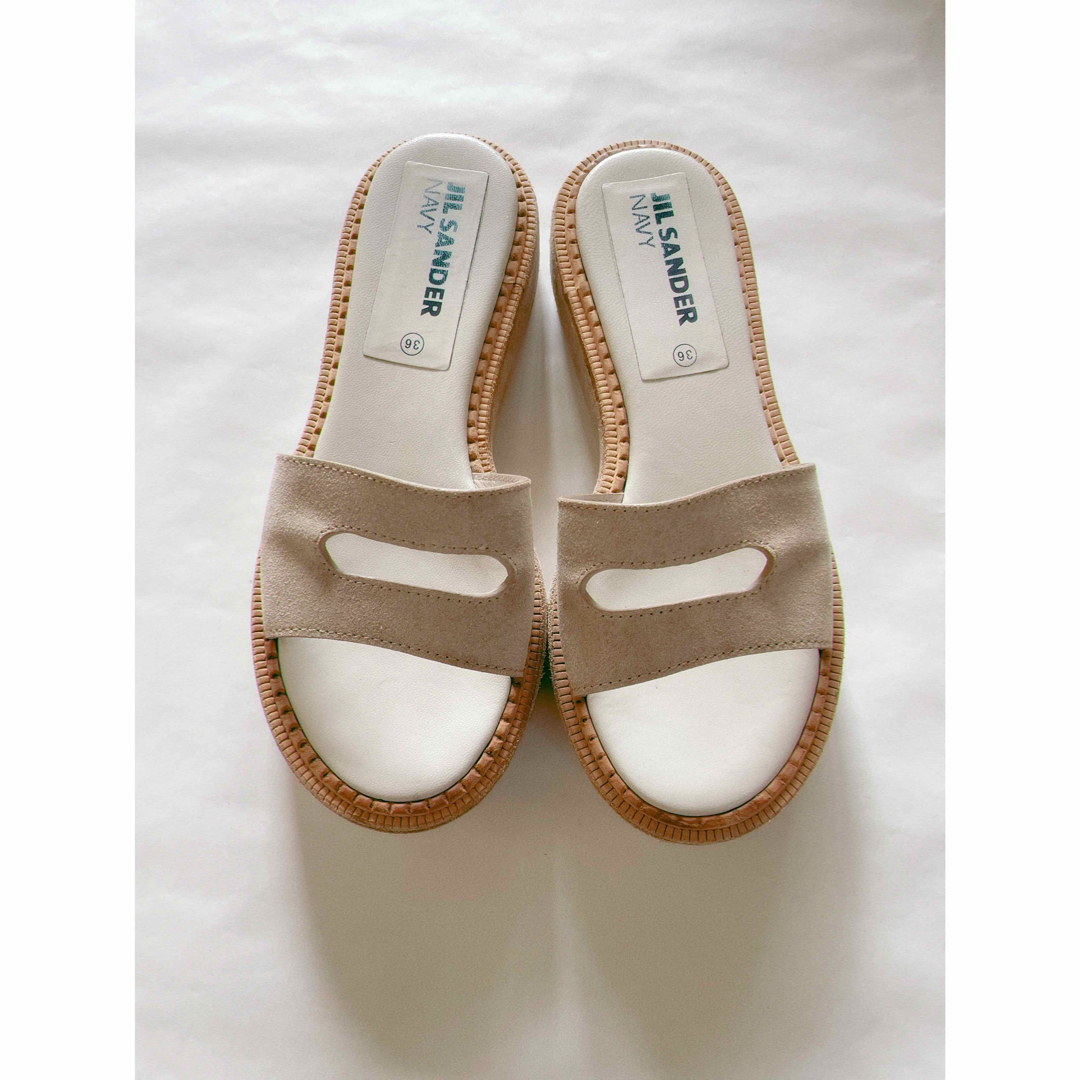 JIL SANDER NAVY サンダル サイズ36 ベージュ 靴/シューズ JIL SANDER NAVY サンダル サイズ36 ベージュ 靴/シューズ