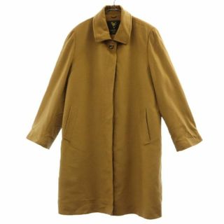 カシミア 100% ステンカラーコート 13AR ブラウン CASHMERE レディース(その他)