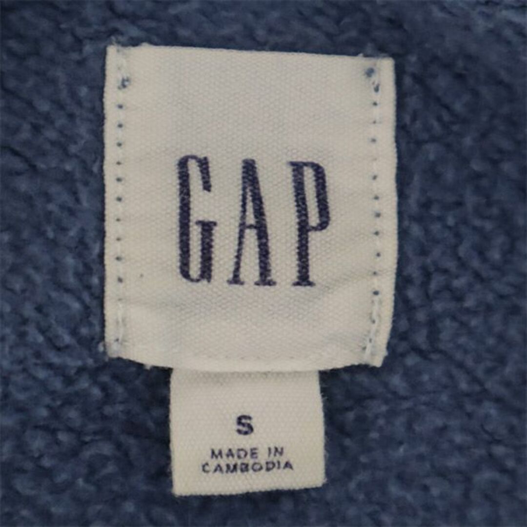 GAP - ギャップ ロゴ刺繍 長袖 トレーナー S ブルー GAP 裏起毛 GAP - ギャップ ロゴ刺繍 長袖 トレーナー S ブルー GAP 裏起毛