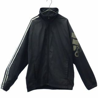 アディダス(adidas)のアディダス ライン ジップジャケット L グレー adidas ロゴプリント メンズ(その他)