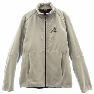 アディダス(adidas)のアディダス 切替 ジップジャケット M グレー adidas ロゴプリント メンズ(その他)