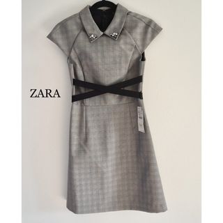 ザラ(ZARA)のZARA ワンピース　タグ付き新品(ミニワンピース)