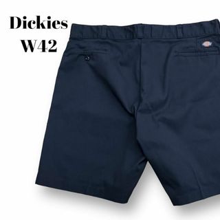 ディッキーズ(Dickies)のDickies　メキシコ製　ワークパンツ　ショート　古着　ネイビー　W42(ショートパンツ)