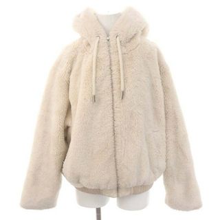 ザラ(ZARA)のザラ ジップアップボアパーカー ジャケット フード 総裏地 USAM(パーカー)