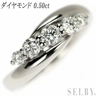 Pt900 ダイヤモンド リング 0.50ct(リング(指輪))