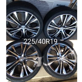 19インチ225/40R19タイヤホイール 4本 SET(タイヤ・ホイールセット)