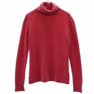 カシミア 長袖 カシミヤ100% タートルネック セーター ピンク CASHMERE ニット レディース(ニット/セーター)