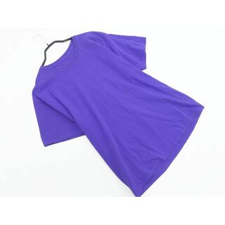 チャンピオン(Champion)のチャンピオン Tシャツ sizeL/紫 ■◆ メンズ(Tシャツ/カットソー(半袖/袖なし))