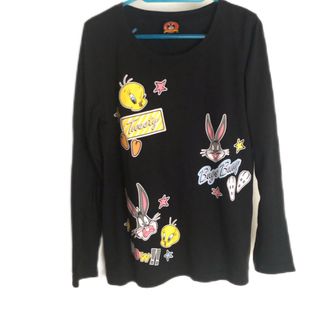 LOONEY TUNES TWEETY ビンテージ　TシャツL 黒　BLACK(Tシャツ(長袖/七分))