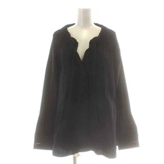 マックスマーラ(Max Mara)のマックスマーラ ブラウス RIO POPLIN BLOUSE 40 M 黒(シャツ/ブラウス(長袖/七分))