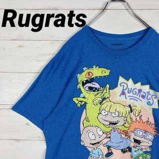 【nickelodeon】半袖Tシャツ☆L☆青☆アニメ☆ラグラッツ☆ニコロデオン(Tシャツ/カットソー(半袖/袖なし))