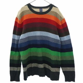 ギャップ(GAP)のギャップ ボーダー 長袖 セーター L GAP ニット メンズ(ニット/セーター)