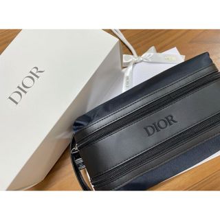 Christian Dior - ディオールロゴポーチ　メンズクラッチバッグ　新品未使用　化粧ポーチ　ソヴァージュ