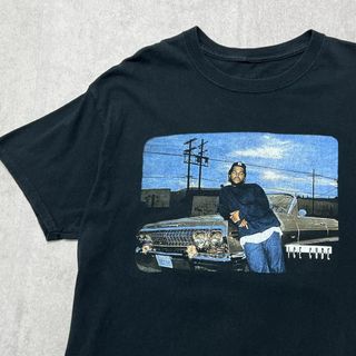 ミュージックティー(MUSIC TEE)のICE CUBE　アイスキューブ　NWA　半袖Tシャツ　古着　ブラック　L(Tシャツ/カットソー(半袖/袖なし))