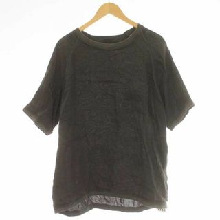 マイヨ maillot Tシャツ 半袖 麻 リネン 3 L グレー /KQ(Tシャツ(半袖/袖なし))