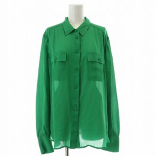 ジェイクルー(J.Crew)のジェイクルー J.CREW  シャツ ブラウス 絹 シルク シアー G1554 (シャツ/ブラウス(長袖/七分))