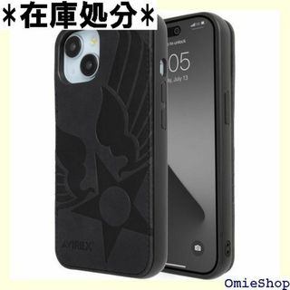 AVIREX iPhone15 ケース 背面 カード iP ブラック 1532