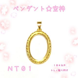 【NT01】ペンダントトップ☆ネックレストップ☆空枠(各種パーツ)