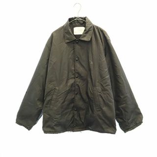 アルファインダストリーズ(ALPHA INDUSTRIES)のアルファインダストリーズ USA製 コーチジャケット M ブラック ALPHA INDUSTRIES INC ナイロン メンズ(ナイロンジャケット)