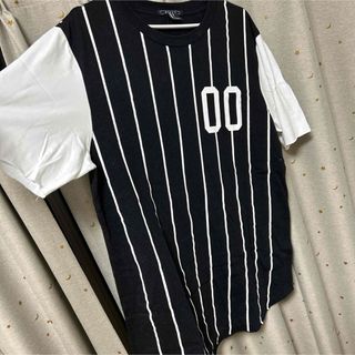 フォーエバートゥエンティーワン(FOREVER 21)の夏T①⑧forever21フォーエバートゥエンティーワン　クールネックTシャツ(Tシャツ/カットソー(半袖/袖なし))