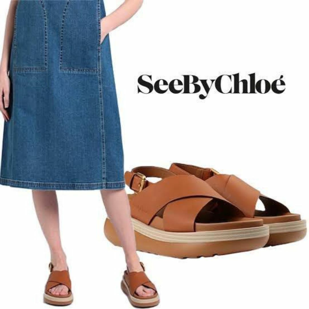 SEE BY CHLOE - 【今季新作 美品】SEE BY CHLOE CICILY サンダル SEE BY CHLOE - 【今季新作 美品】SEE BY CHLOE CICILY サンダル