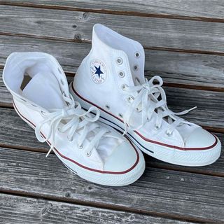 コンバース(CONVERSE)のCONVERSE  コンバース オールスター  白ハイカット　26.5cm(スニーカー)