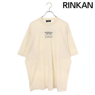 バレンシアガ(Balenciaga)のバレンシアガ  21AW  651795 TJV90 COUTUREロゴ刺繍ワイドフィットTシャツ メンズ XS(Tシャツ/カットソー(半袖/袖なし))