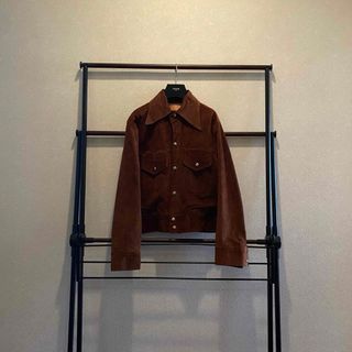 セリーヌ(celine)の70s TRUCKER JACKET  スエードジャケット　レザージャケット(レザージャケット)