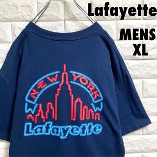 Lafayette - ラファイエット　半袖Tシャツ　ニューヨークプリント　メンズXLサイズ