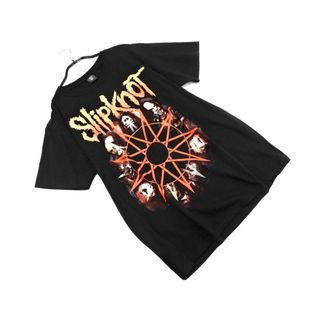 Slipknot スリップノット ツアー バンド Tシャツ sizeXL/白 ■■ メンズ(Tシャツ/カットソー(半袖/袖なし))