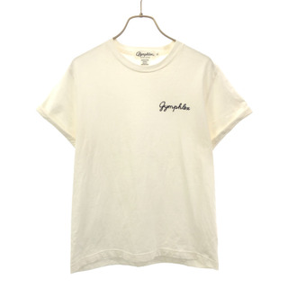 GYMPHLEX - ジムフレックス 刺繍 半袖 Tシャツ 12 ホワイト GYMPHLEX レディース