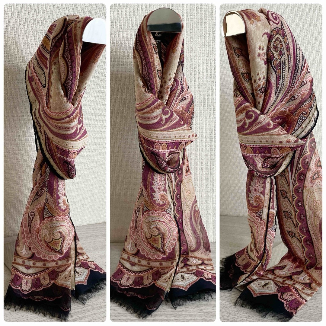 【新作からSALEアイテム等お得な商品満載】 ETRO - ストール スカーフ 大判ショール 【美品】ETRO 小物