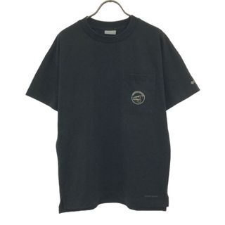 コロンビア(Columbia)のコロンビア 刺繍 半袖 Tシャツ S ブラック Columbia アウトドア メンズ(Tシャツ/カットソー(半袖/袖なし))