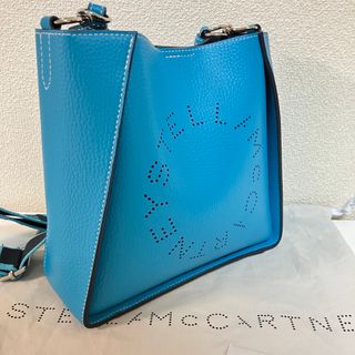 ステラマッカートニー(Stella McCartney)のステラマッカートニー クロスボディ ロゴショルダーバッグ ブルー(ショルダーバッグ)